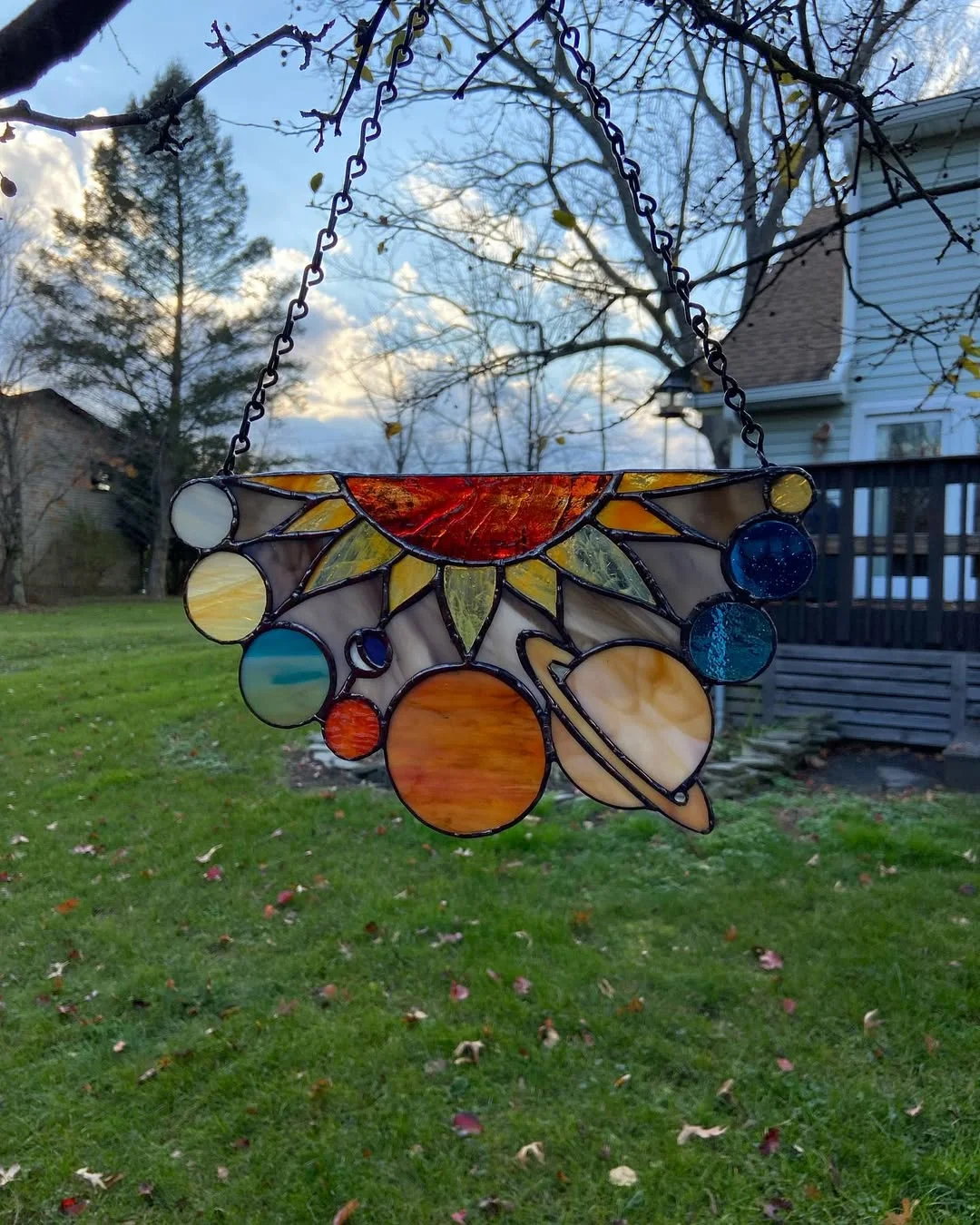 Golden Hour Heart Panel